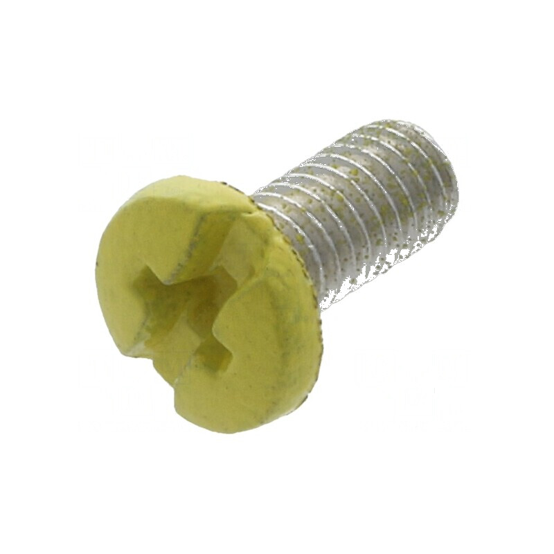 Şurub M3x6 Cap Rotund Phillips Alamă Galbenă 0,5 | Electronic-mag.ro | Componente Electronice