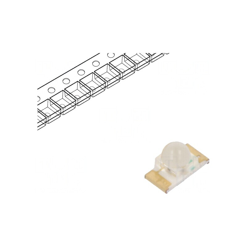 LED SMD 1206 portocalie 1000-1700mcd 3,2x1,6x1,8mm 40° 20mA | Electronic-mag.ro | Componente Electronice