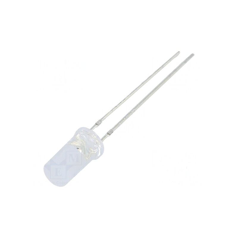 LED 5mm roșie 750-1120mcd 120° plat, Nr. term: 2 | Electronic-mag.ro | Componente Electronice
