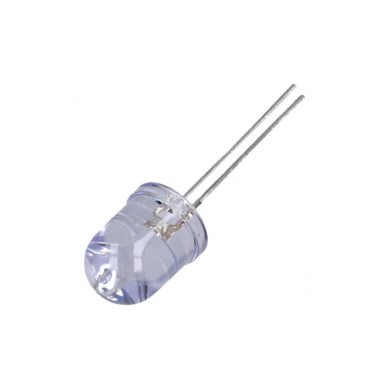 LED 10mm roșie 14400-17000mcd 30° convex | Electronic-mag.ro | Componente Electronice