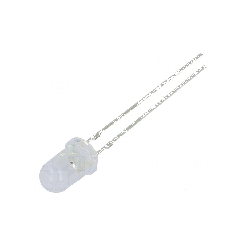 LED 5mm galbenă 2180-3000mcd 100° convex | Electronic-mag.ro | Componente Electronice