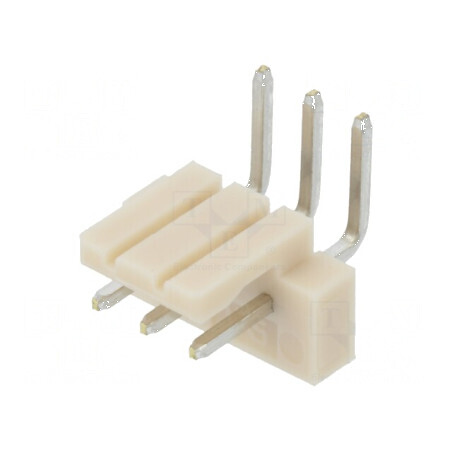 Conector cablu-placă soclu tată DF1 2,5mm 3 PIN THT 250V 3A | Electronic-mag.ro | Componente Electronice