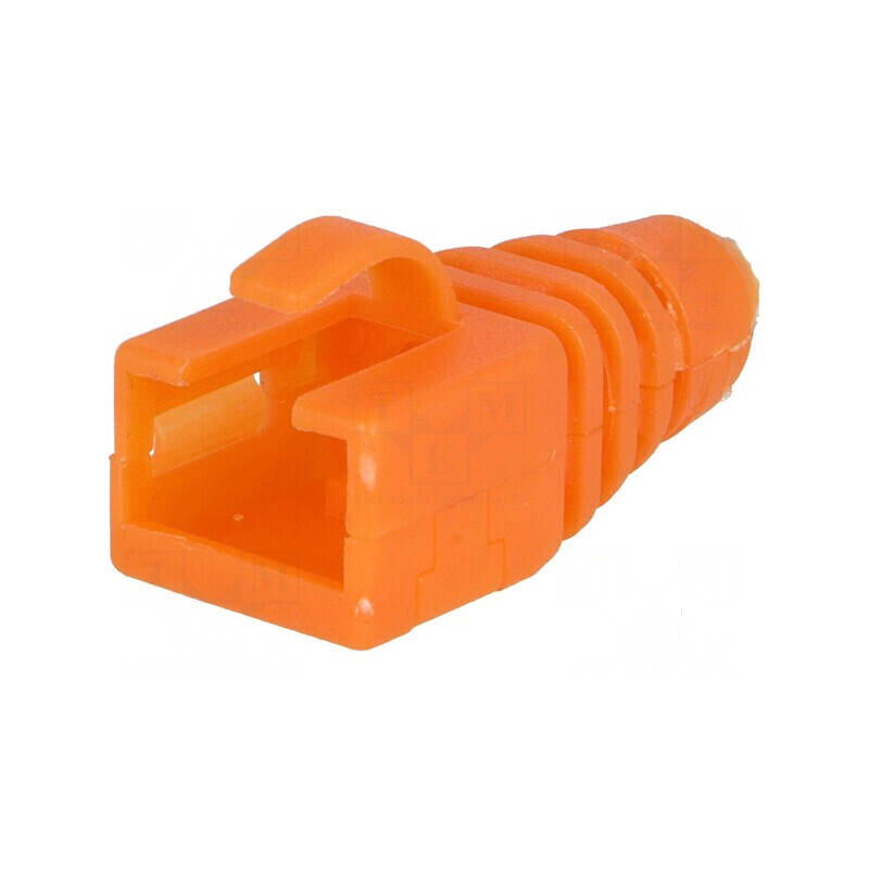 Protecție mufă RJ45 portocalie - Accesorii rețea | Electronic-mag.ro | Componente Electronice