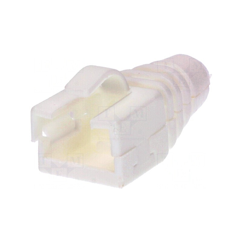 Protecție mufă RJ45 albă pentru cabluri de rețea | Electronic-mag.ro | Componente Electronice