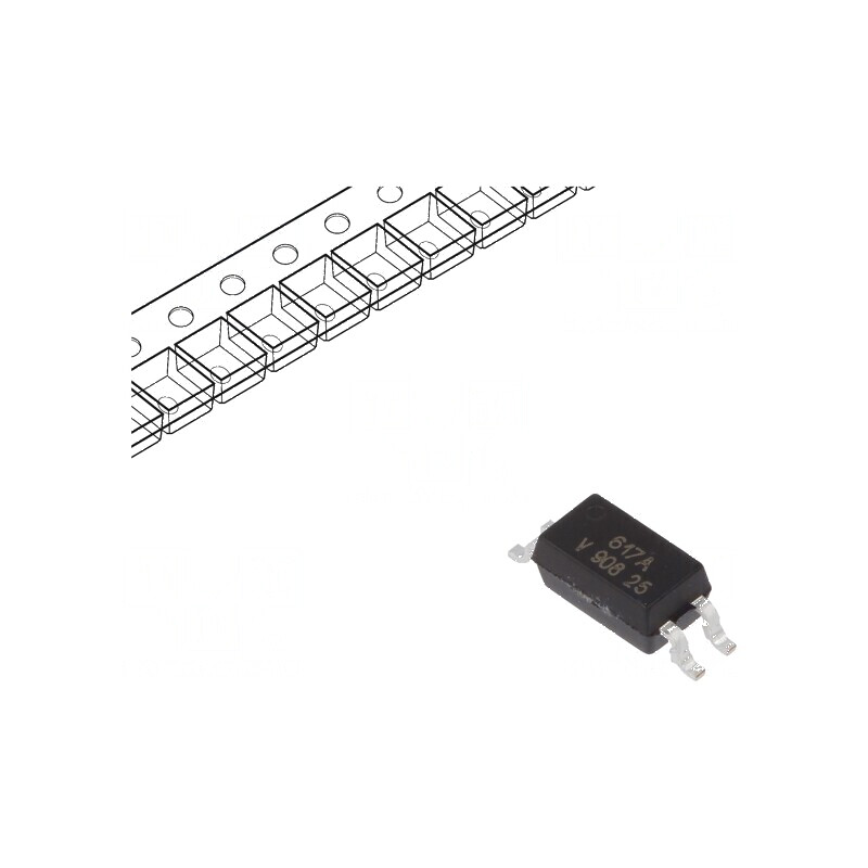 Optocuplor SMD 3,75kV 80V 1 Canal OUT Transistori | Electronic-mag.ro | Componente Electronice