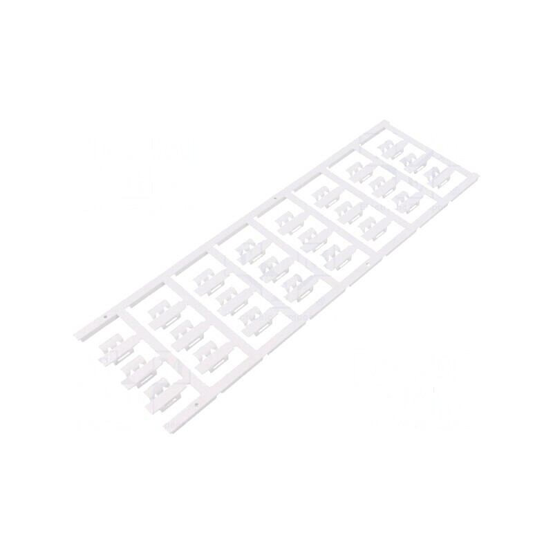 Markere poliamidă 66 albă 3÷5mm -40÷100°C clichet SFC H: 21mm | Electronic-mag.ro | Componente Electronice