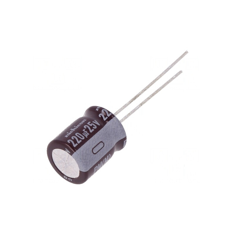 Condensator electrolitic low ESR THT 220uF 25VDC 10x12,5mm | Electronic-mag.ro | Componente Electronice