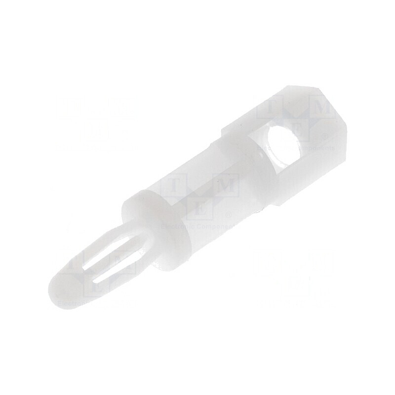 Distanţier PCB poliamidă 19,1mm clichet naturală | Electronic-mag.ro | Componente Electronice