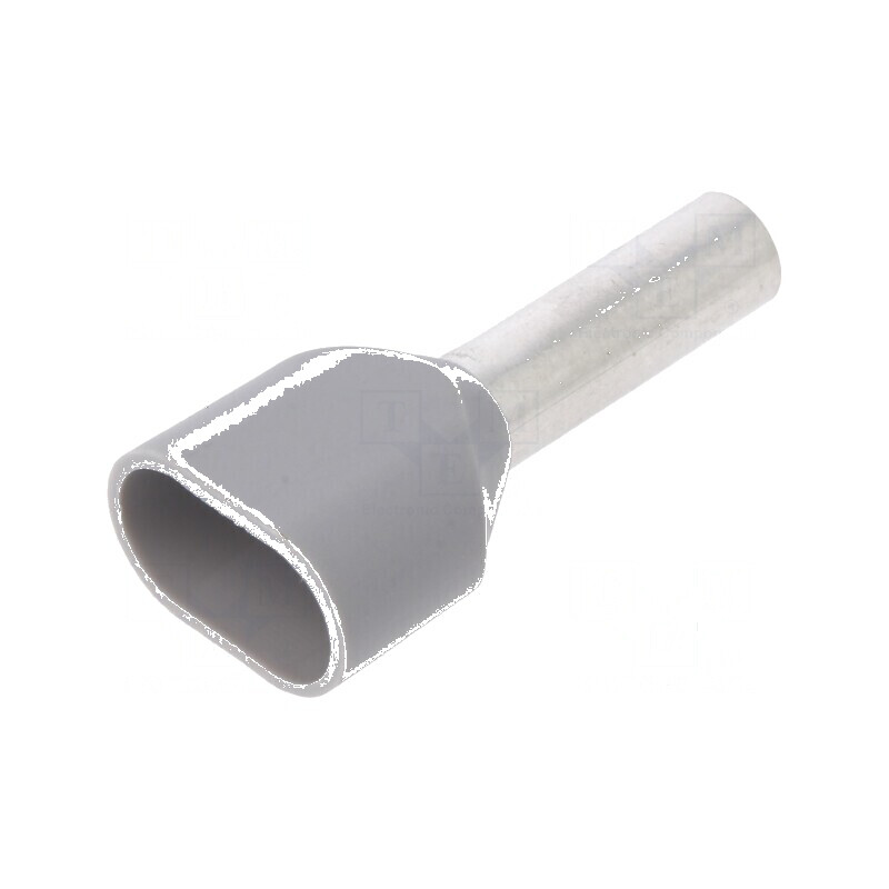 Vârf tub de capăt izolată dublă 4mm² 12mm cositorit crimpat | Electronic-mag.ro | Componente Electronice