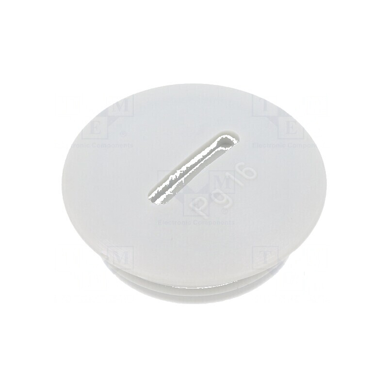 Capac de protecție PG16 IP56 poliamidă gri deschis cu filet PG | Electronic-mag.ro | Componente Electronice