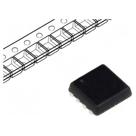 Tranzistor N-MOSFET 30V 14A 7W DFN3x3A DUAL ESD x2 | Electronic-mag.ro | Componente Electronice