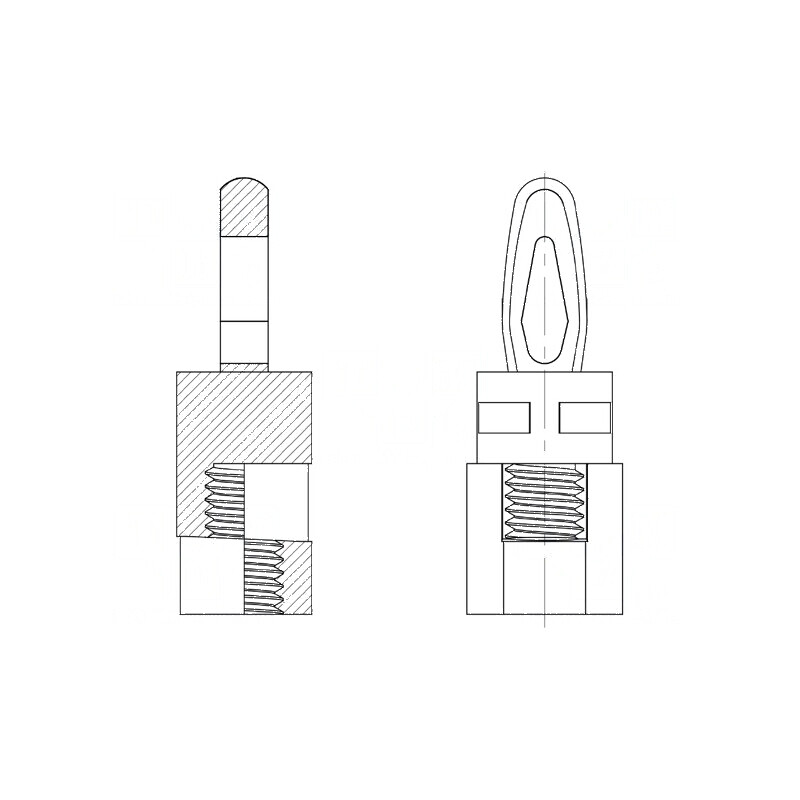 Distanţier PCB poliamidă 66 9,5mm 4mm | Electronic-mag.ro | Componente Electronice