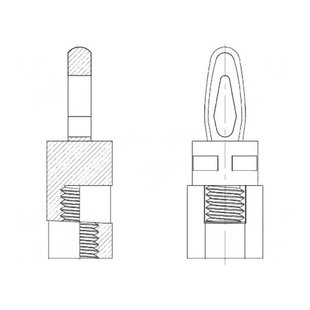 Distanţier PCB poliamidă 66 9,5mm 4mm | Electronic-mag.ro | Componente Electronice