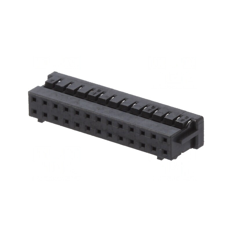 Conector cablu-cablu 26 PIN DF11 2mm mufă mamă drept | Electronic-mag.ro | Componente Electronice Conector cablu-cablu 26 PIN DF11 2mm mufă mamă drept | Electronic-mag.ro | Componente Electronice