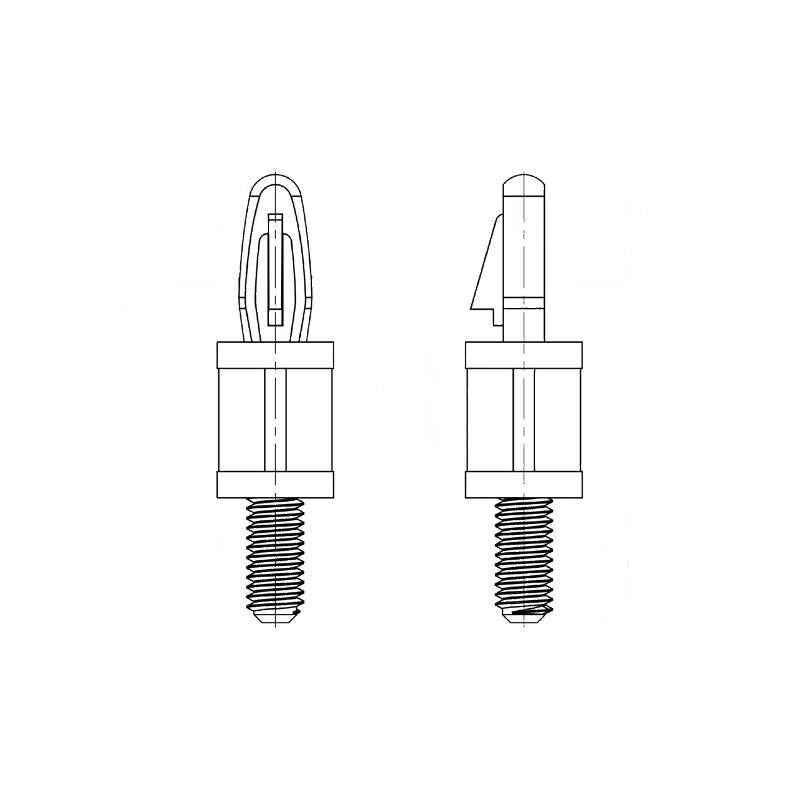 Distanțier PCB Poliamidă 66 25,4mm 4mm | Electronic-mag.ro | Componente Electronice