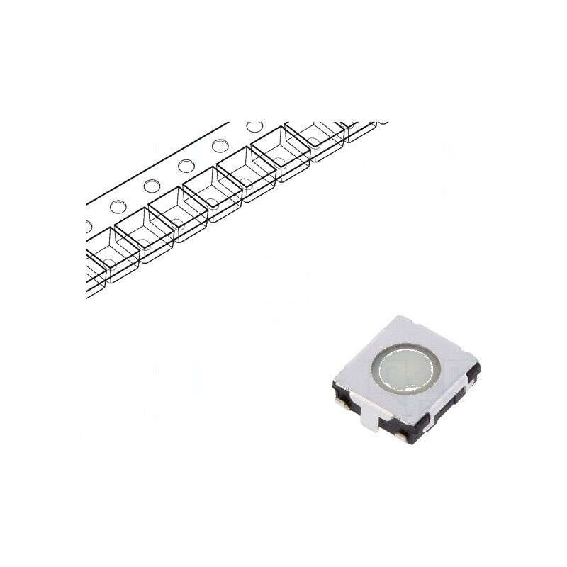 Microîntrerupător TACT SPST 0,02A/15VDC SMT Poz: 2 | Electronic-mag.ro | Componente Electronice