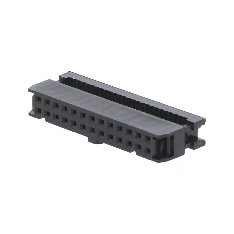 Conector IDC mufă mamă 26 pini fără presare cablu | Electronic-mag.ro | Componente Electronice