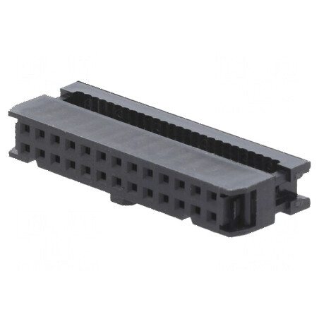 Conector IDC mufă mamă 26 pini fără presare cablu | Electronic-mag.ro | Componente Electronice