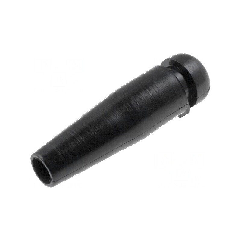 Manșon PVC negru Ø 6,5mm, Ø 4,5mm, lungime 32mm | Electronic-mag.ro | Componente Electronice