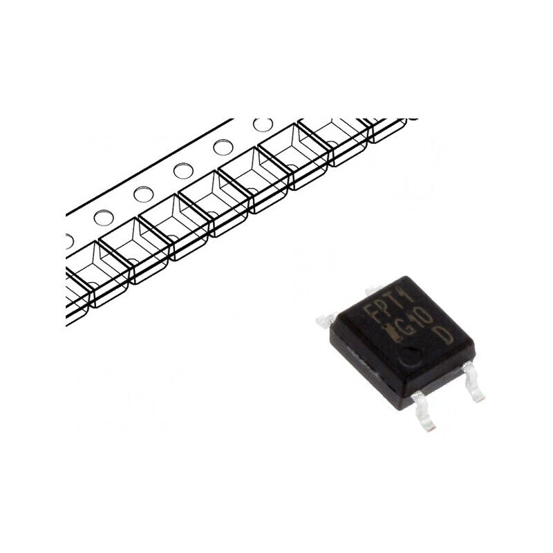 Optocuplor SMD 3,75kV 35V Tranzistori Ch: 1 OUT | Electronic-mag.ro | Componente Electronice
