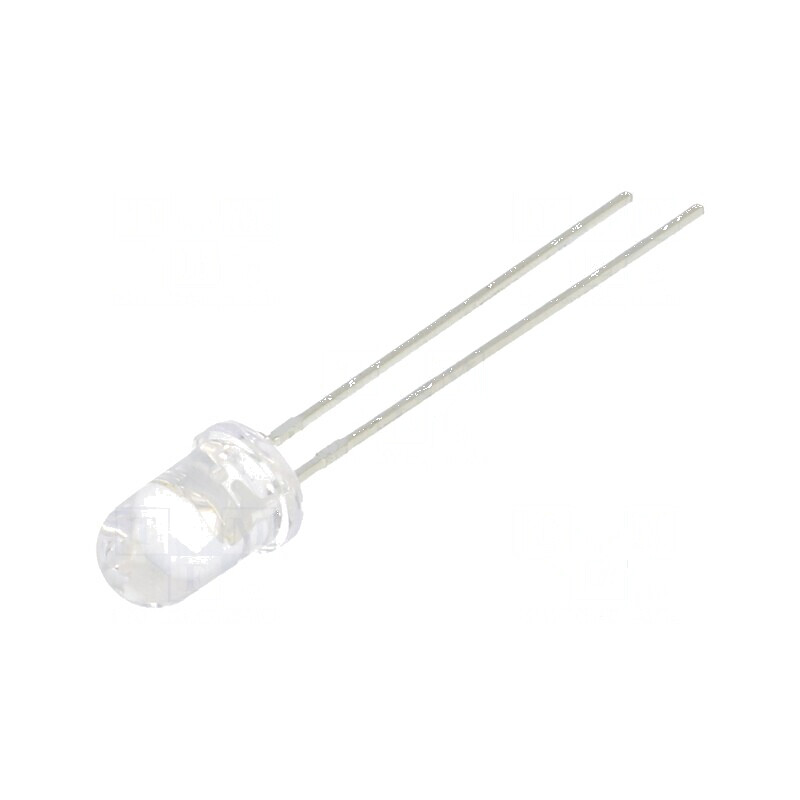 LED 5mm Verde 8000-14000mcd 20° Convex | Electronic-mag.ro | Componente Electronice