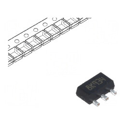 Stabilizator de tensiune liniar nereglabil 12V 0,1A SOT89 | Electronic-mag.ro | Componente Electronice