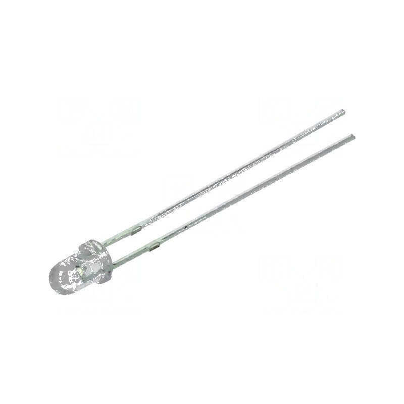 LED 3mm Albastru 1560-2180mcd 30° Convex | Electronic-mag.ro | Componente Electronice