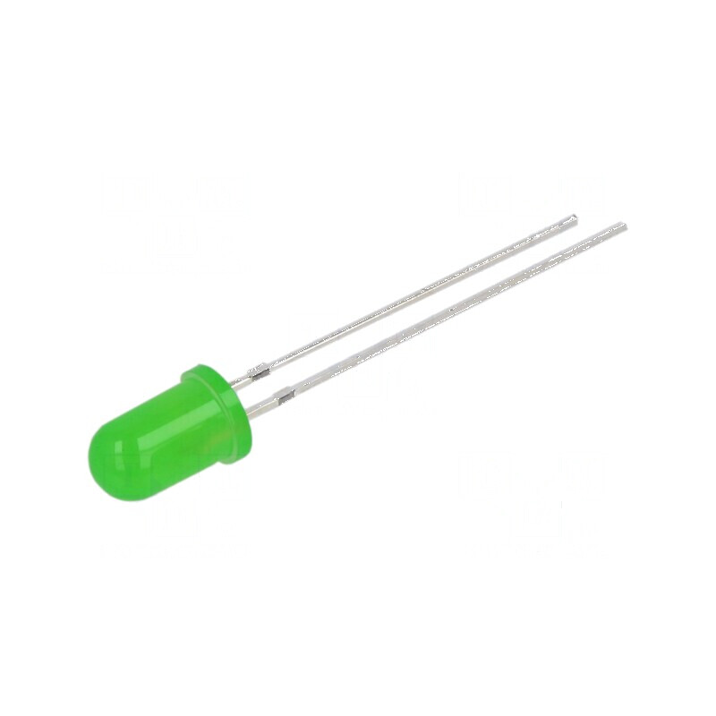 LED verde 5,8mm 30° convex 15VDC | Electronic-mag.ro | Componente Electronice