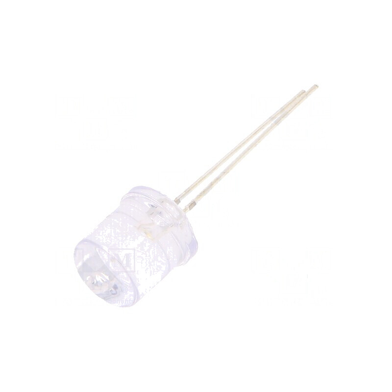 LED 5mm Alb Cald 43000-50000mcd 8° Convex | Electronic-mag.ro | Componente Electronice