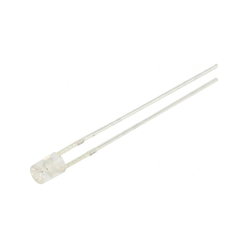 LED 3mm portocalie 68-100mcd 140° concav | Electronic-mag.ro | Componente Electronice