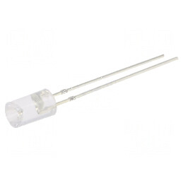 LED 5mm Portocalie 100-150mcd 120° Concav | Electronic-mag.ro | Componente Electronice