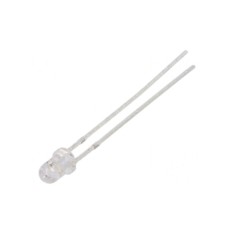 LED 3mm bicolor roșu/albastru - 30° - lentilă transparentă | Electronic-mag.ro | Componente Electronice