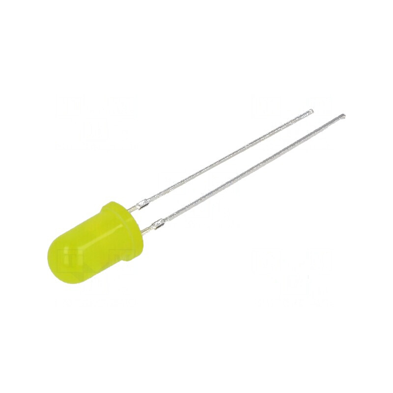 LED galben 5mm 220-330mcd 30° convex 15VDC | Electronic-mag.ro | Componente Electronice