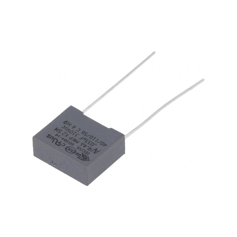 Condensator polipropilenă X2 R46 310V 33nF 13x5x11mm THT | Electronic-mag.ro | Componente Electronice