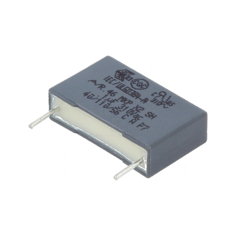 Condensator polipropilenă X2 100nF 18x11x5mm THT ±10% | Electronic-mag.ro | Componente Electronice