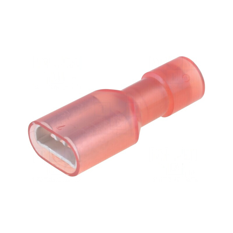 Terminal plat mamă 6,3mm 0,8mm crimpat pentru cablu 0,75-1,25mm2 | Electronic-mag.ro | Componente Electronice