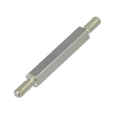 Piuliță distanțieră filetată hexagonală M2,5 20mm | Electronic-mag.ro | Componente Electronice