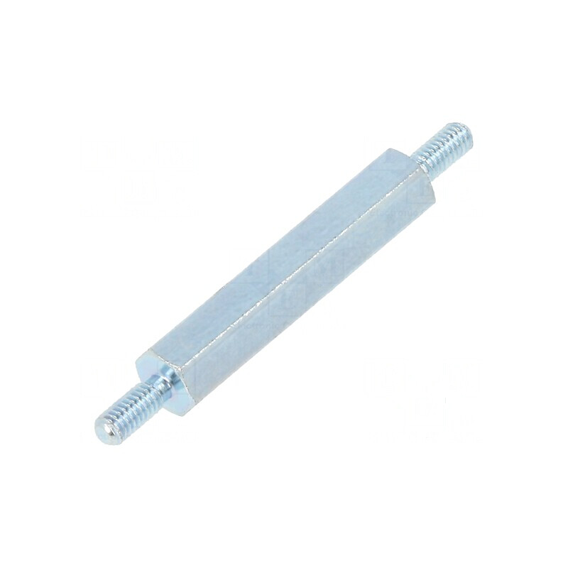 Piuliță distanțieră filetată 25mm M2.5 hexagonală | Electronic-mag.ro | Componente Electronice