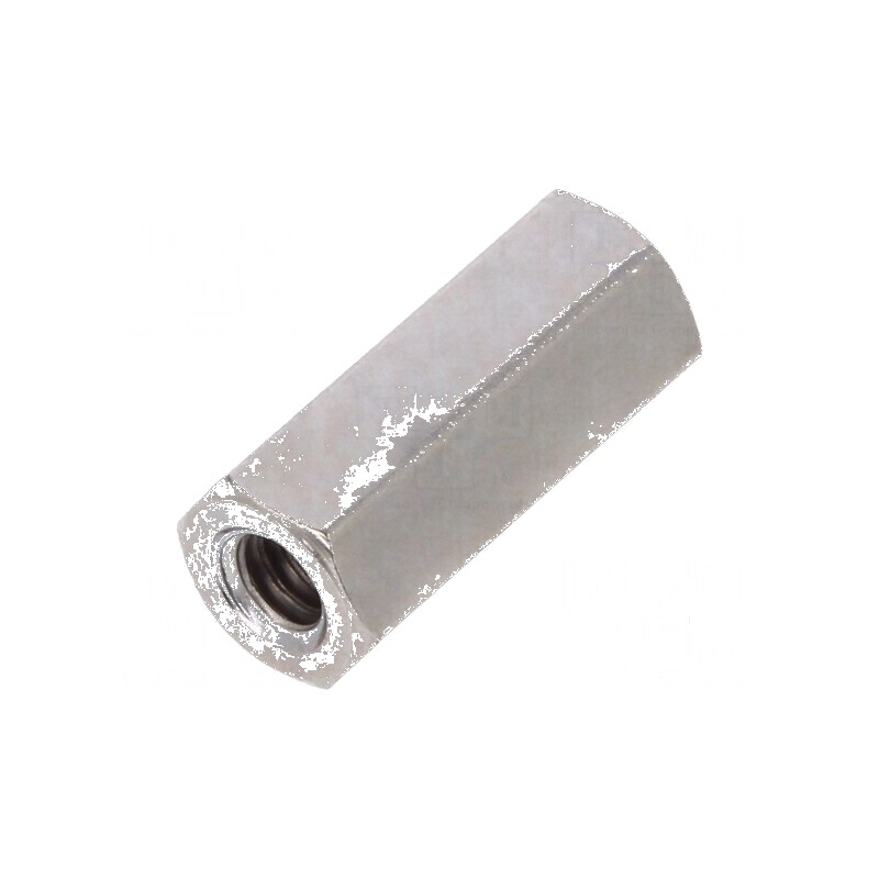 Piuliță distanțieră filetată 12mm UNC4-40 alamă | Electronic-mag.ro | Componente Electronice