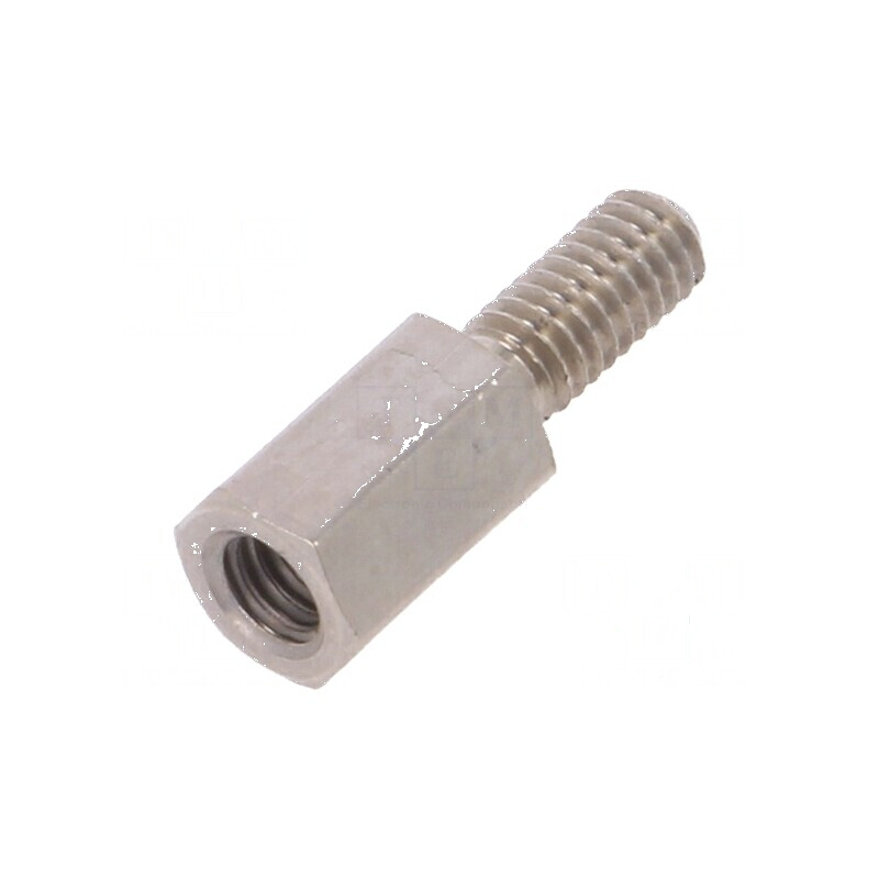 Piuliță distanțieră filetată 6mm M2.5 hexagonală | Electronic-mag.ro | Componente Electronice