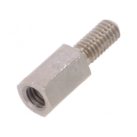 Piuliță distanțieră filetată 6mm M2.5 hexagonală | Electronic-mag.ro | Componente Electronice