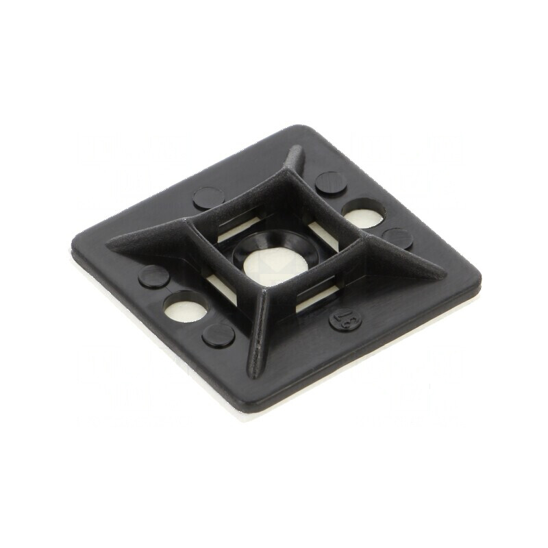 Element de susținere autoadeziv din poliamidă neagră | Electronic-mag.ro | Componente Electronice