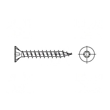 Şuruburi pentru lemn SPAX® 4x50mm Torx® TX20, Cap îngropat, Øcap 8mm | Electronic-mag.ro | Componente Electronice