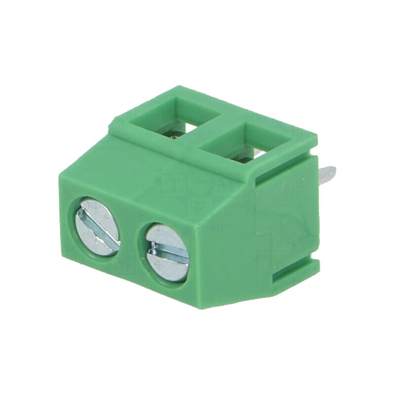 Regletă de conexiuni PCB 90° 5,08mm 2 piste 8A | Electronic-mag.ro | Componente Electronice Regletă de conexiuni PCB 90° 5,08mm 2 piste 8A | Electronic-mag.ro | Componente Electronice