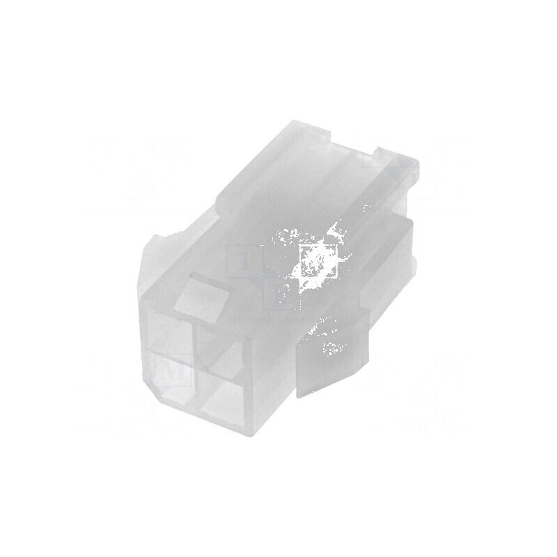 Conector cablu-cablu mufă tată 4,2mm PIN 4 300V -25÷85°C | Electronic-mag.ro | Componente Electronice
