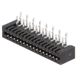 Conector FFC/FPC 90° 16 PIN Non-ZIF THT cositorit | Electronic-mag.ro | Componente Electronice