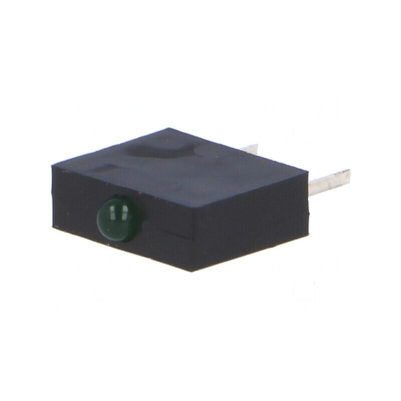 LED orizontală 1,8mm cu diodă verde 20mA 40° | Electronic-mag.ro | Componente Electronice