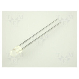 LED 3mm roșie/verde 60° convex cu număr termic 2 | Electronic-mag.ro | Componente Electronice