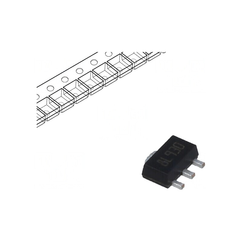 Stabilizator de tensiune liniar nereglabil 15V 0,1A SOT89 | Electronic-mag.ro | Componente Electronice