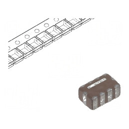 Filtru anti-interferenţe SMD 0805 20mA 10VDC | Electronic-mag.ro | Componente Electronice
